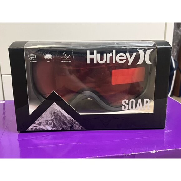 Hurley Soar Spherical Rose Pink Unisex Ski Snow Goggles Brand New In Box - Picture 1 of 7